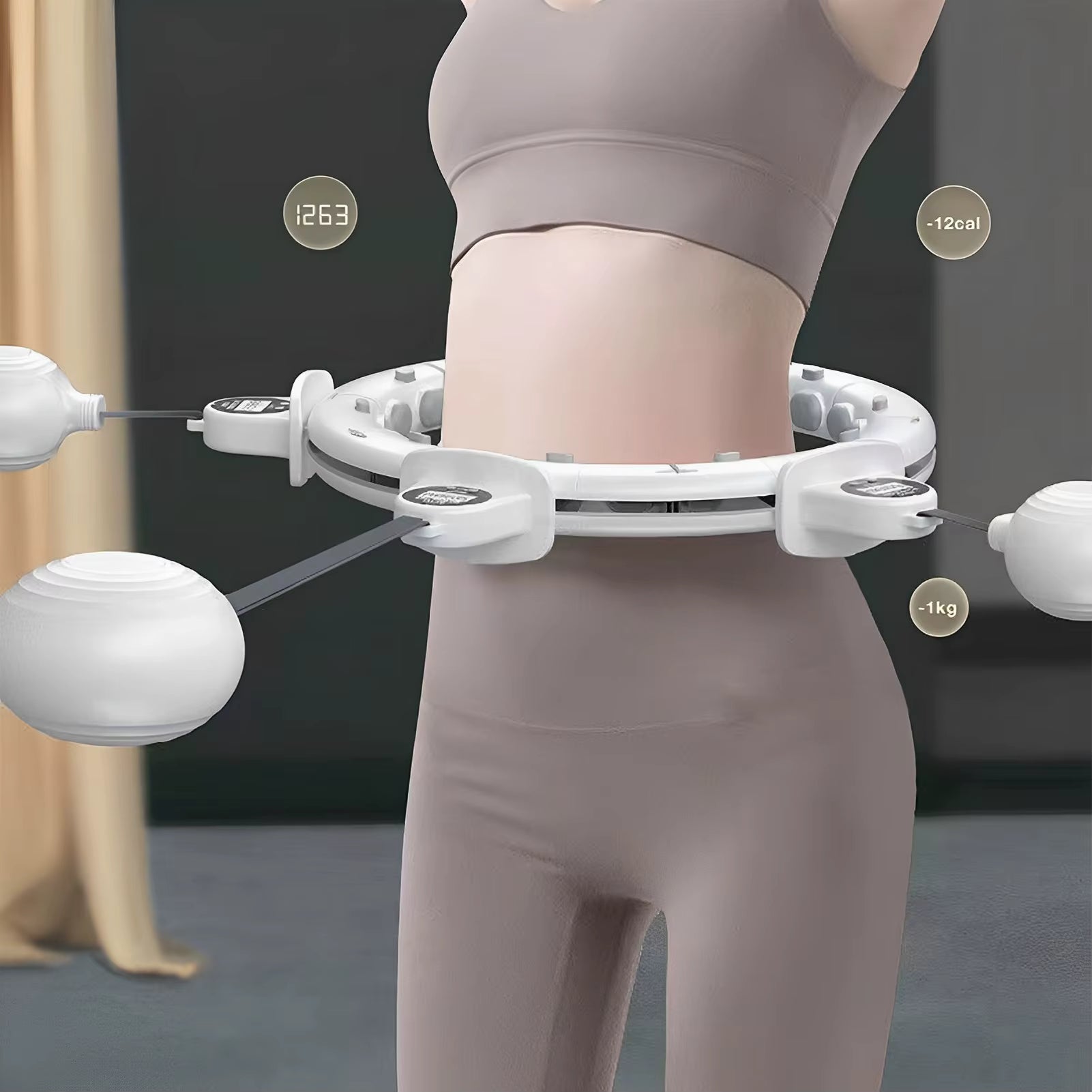 PeakPhysique Adjustable Sport Hoop Waist Exercise