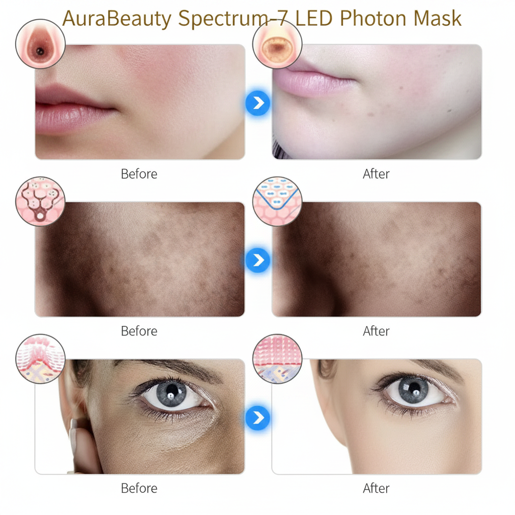 AuraBeauty Spectrum-7 LED Photon Mask