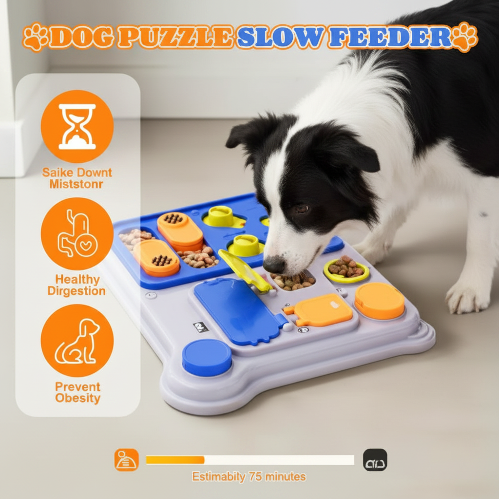 CalmPaws Dog Puzzle Toy & Pet Feeder