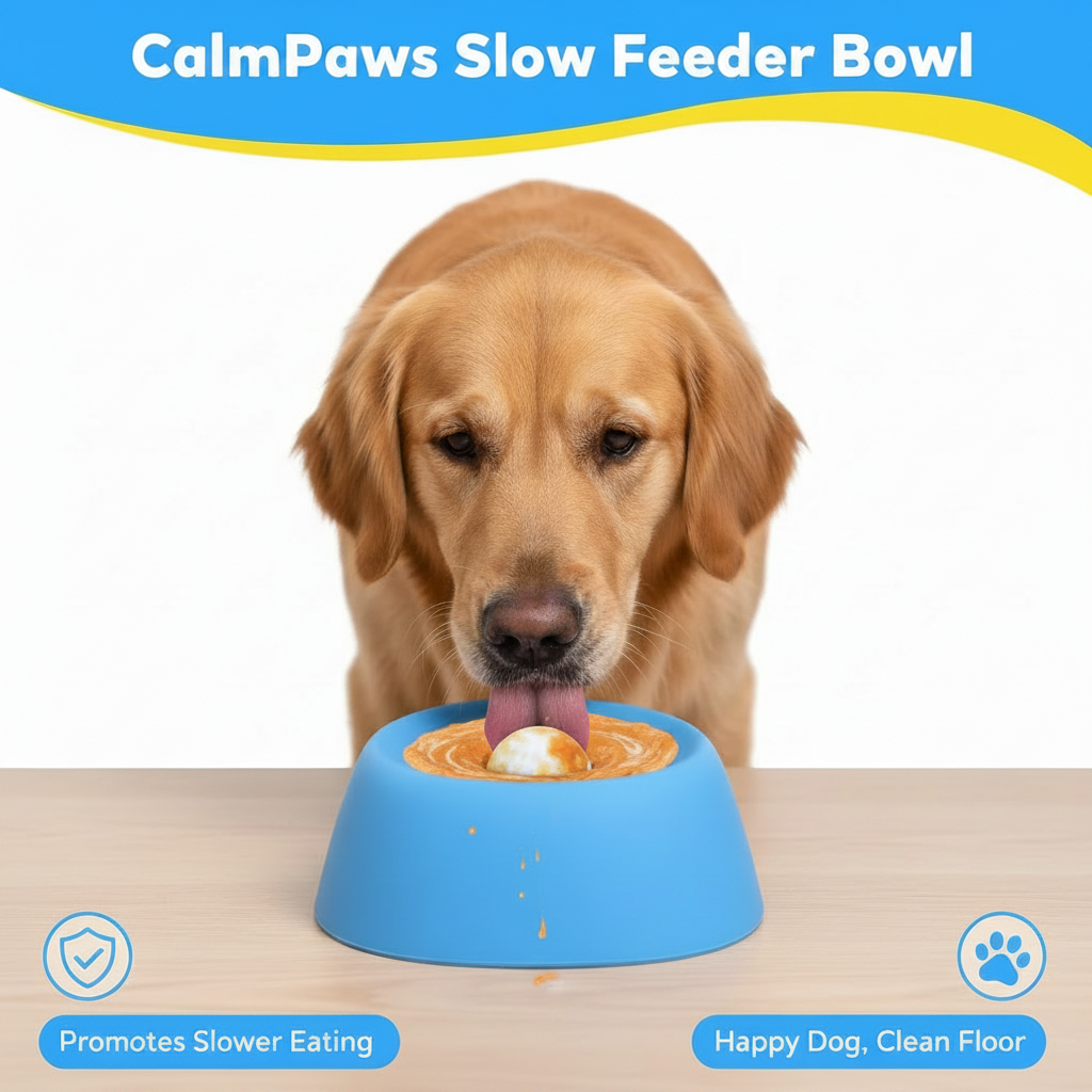 CalmPaws Slow Feeder Bowl