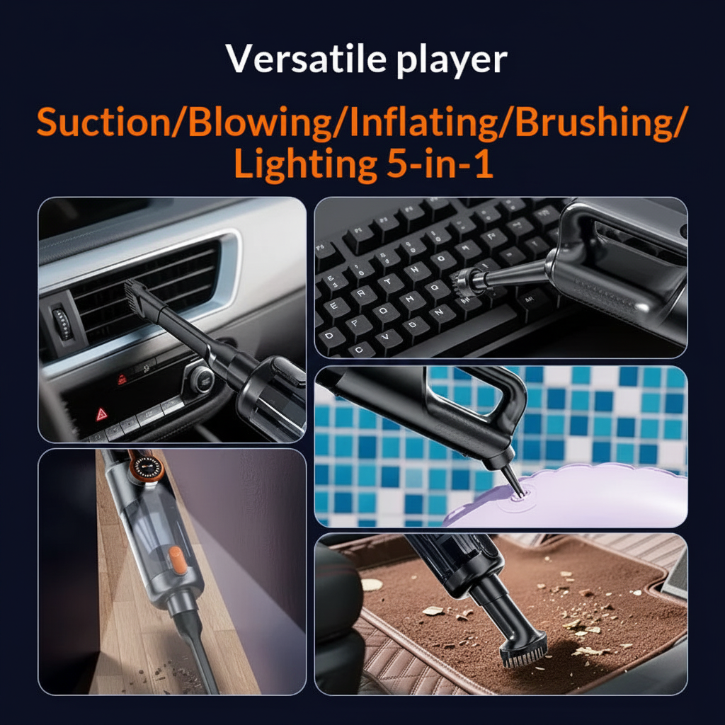 ApexAuto Wireless Car Vacuum Cleaner