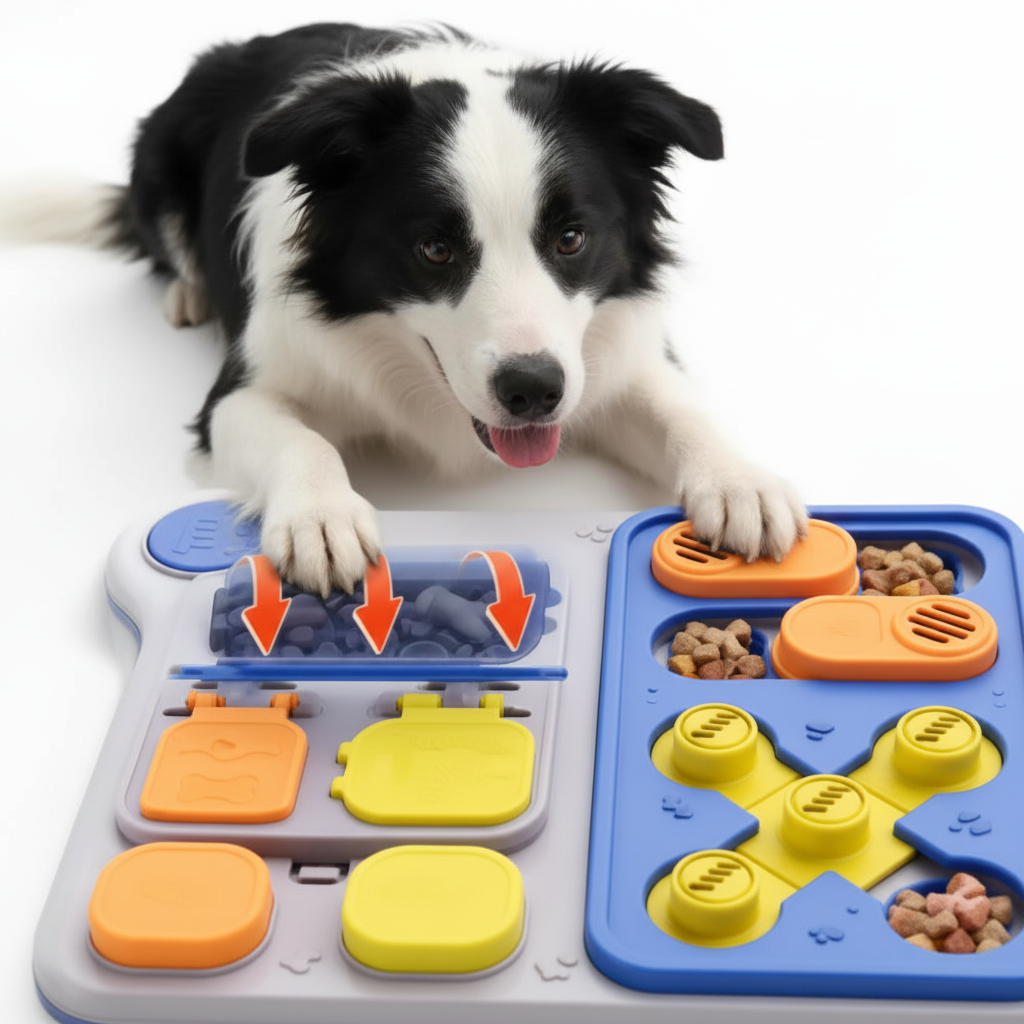CalmPaws Dog Puzzle Toy & Pet Feeder