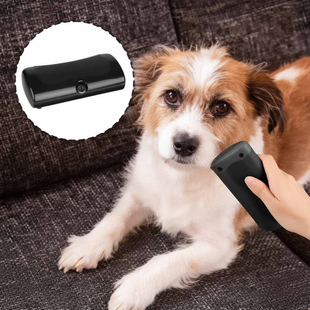 CalmPaws Deshedding Brush Multifunctional Dog Hair Remove Tool