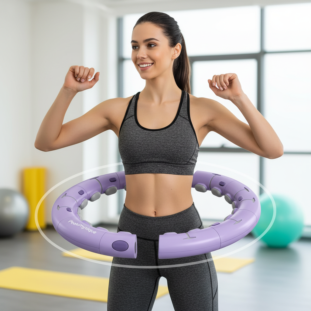 PeakPhysique Adjustable Sport Hoop Waist Exercise